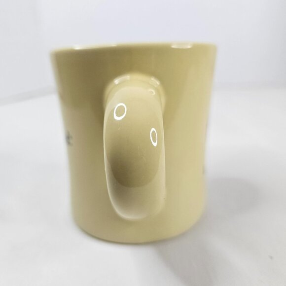 Good Home Life Is Good Love Bug Mug Yellow Coffee Tea Cocoa Cup - Picture 4 of 9